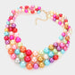 Madeline Love Multi 3Row Strand Pearl Necklace - Necklaces - desc