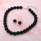 Madeline Love Jet Black Classic Pearl Beaded Necklace - Necklaces