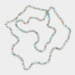 Madeline Love Blue, Multi Multi Colored Pearl Long Necklace - Necklaces - desc