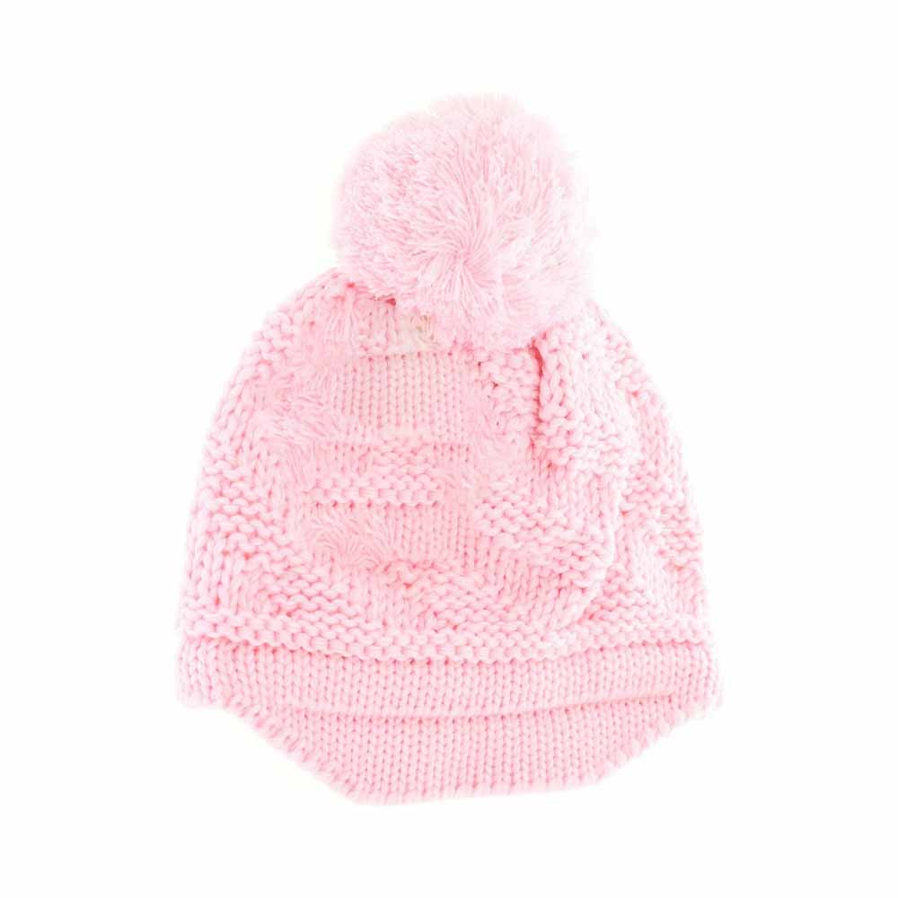 PalePink BABY Brim Beanie Hat with Pom combines practical design with cozy comfort. Its soft, breathable fabric gently shields your baby’s head while the subtle brim offers added protection from sunlight. The charming pom embellishment adds a playful touch, making it perfect for daily wear and outings. Expertly crafted to ensure a snug yet comfortable fit, this beanie keeps your little one warm and stylish throughout cooler seasons. 