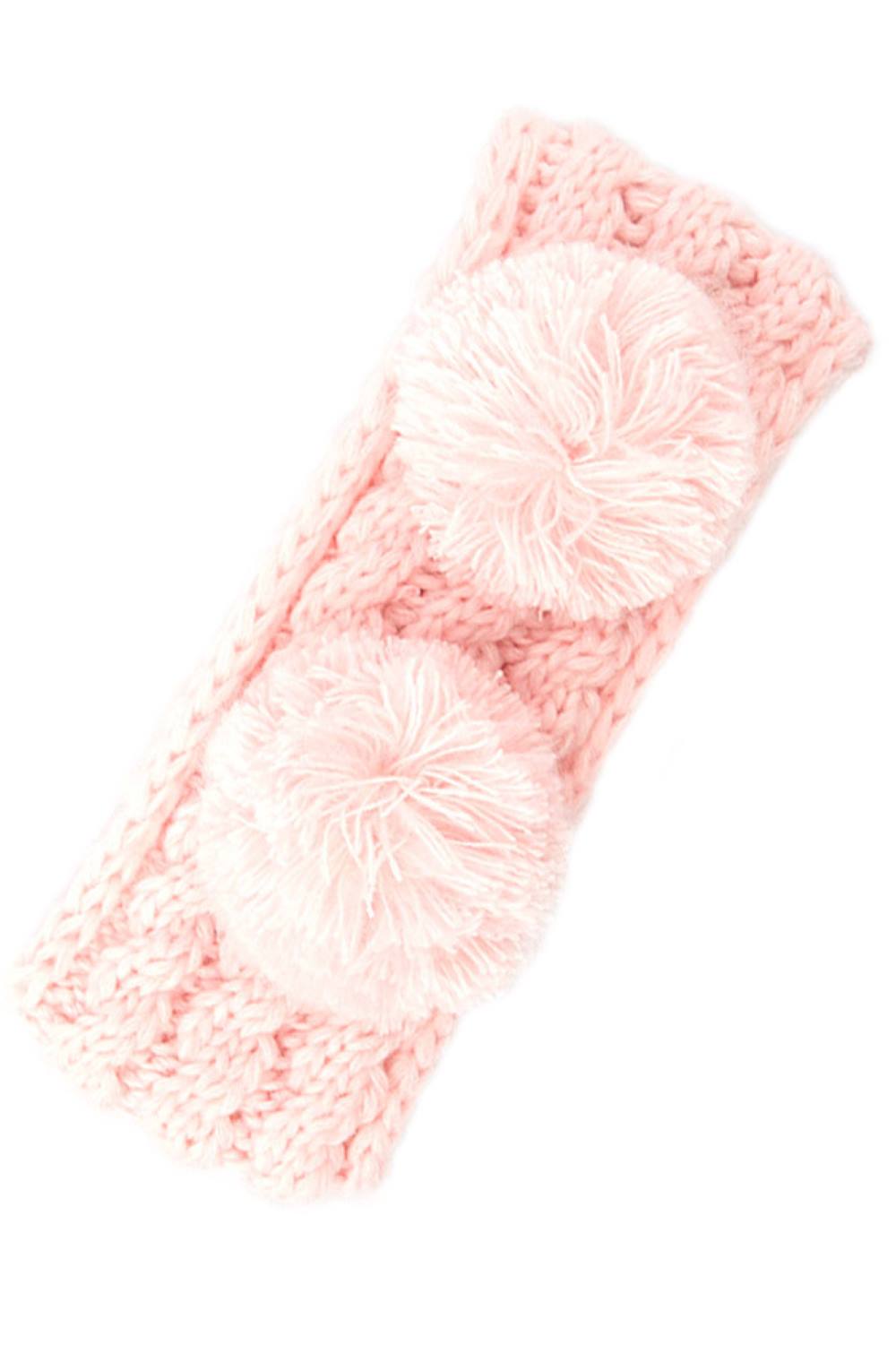 Pale Pink Cozy and playful, this double pom kids headband features a soft fuzzy lining that keeps little ones warm and comfortable. The vibrant pom-poms add a fun touch to any outfit, while the stretchy one-size fit grows with your child. Made from durable 100% acrylic, it's easy to care for and built to last through all their adventures.