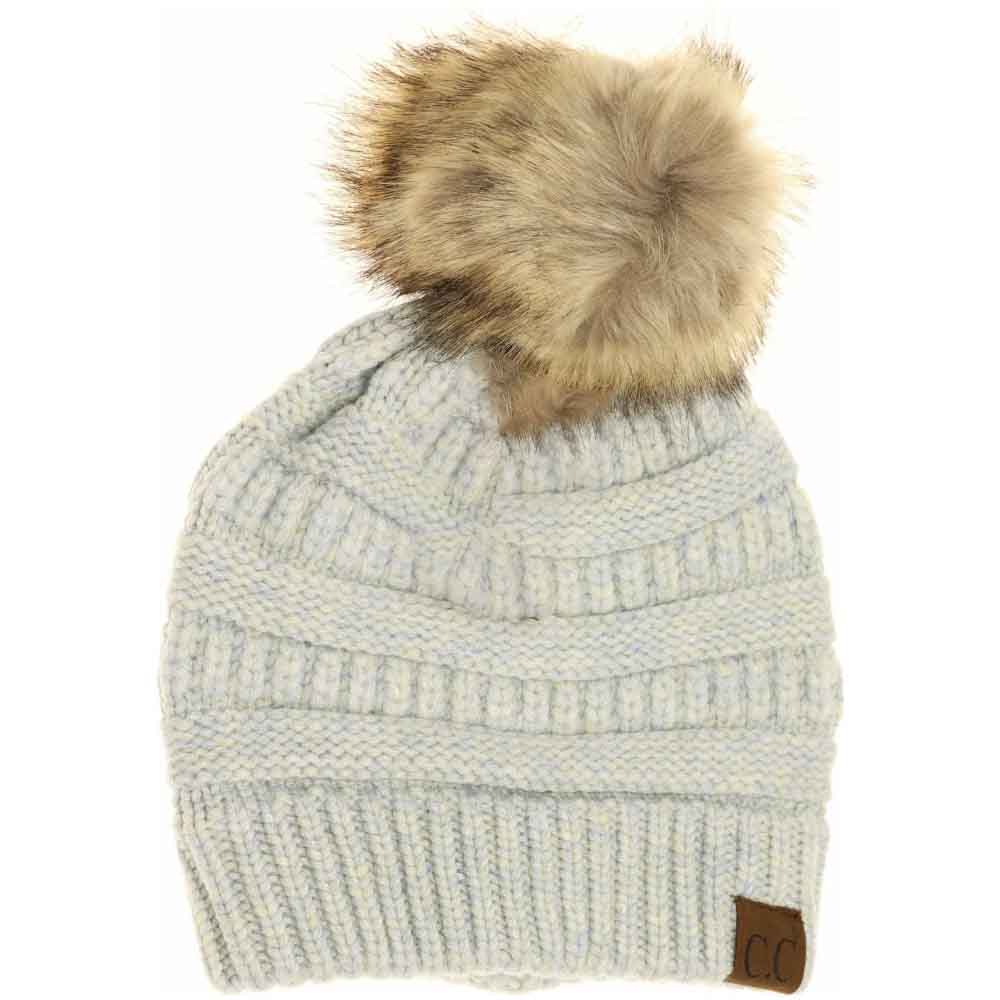 PastelBlueMix Mixed Soft Yarn Natural Pom Beanie features a high-quality blend of yarns that ensures exceptional softness and durability. Its natural hues provide a versatile, understated look, while the plush pom adds a refined finishing touch. Engineered for warmth without bulk, this beanie is an expert choice for those seeking both comfort and classic style in cooler weather. 