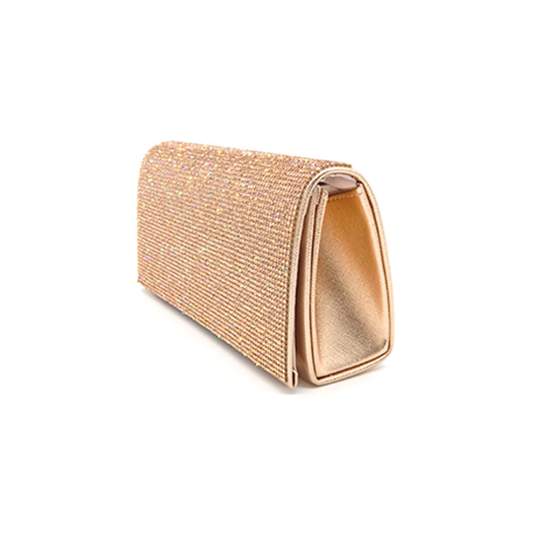 Peach Shine at every occasion with this aqua crystal clutch, designed with a sleek silhouette and shimmering detail. Perfect for weddings, galas, and nights out, this glamorous statement bag adds elegance and sparkle to any outfit.