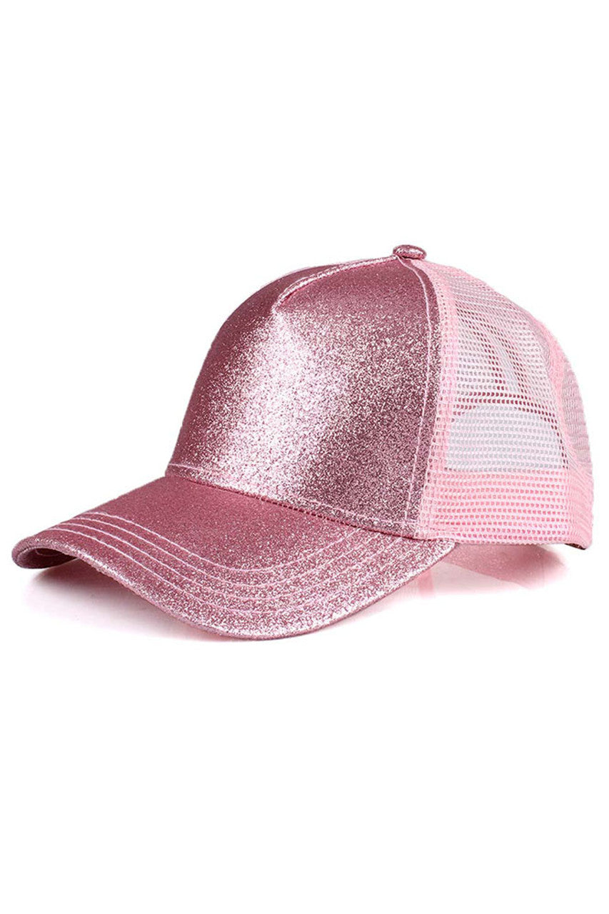 Pink-C.C BASEBALL PONYCAP is a must-have accessory for any baseball fan. Made with high-quality materials, this cap offers both style and functionality. Featuring a ponytail holder, it allows for easy and comfortable wear while keeping your hair in place. Elevate your game day look with the C.C BASEBALL PONYCAP.