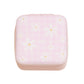 Pink Daisy Flower Checkered Pattern Portable Square Jewelry Box is perfect for storing your precious jewelry. The elegant checkered pattern and daisy flower design add a touch of charm to this portable box. Its compact size makes it convenient for travel, while keeping your jewelry safe and organized. 