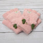 Add a playful touch to your winter style with these soft fuzzy gloves featuring adorable reindeer ear accents and a charming stitched detail. Warm, cozy, and fun, they make the perfect cold-weather essential for outdoor wear or a delightful holiday gift.