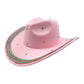 Bling Studded Cowboy Western Hat - Pink - Cowboy Western Hat