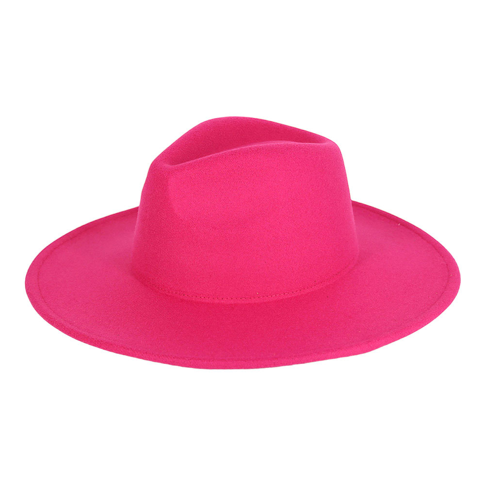 Pink Solid Fedora Panama Hat, is offering breathable comfort for the perfect summer look. The brim offers shade from the sun and the classic fedora shape makes it a timeless accessory. Look your best and stay comfortable in this stylish Solid Fedora Panama Hat.