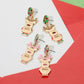 Add playful holiday spirit to your look with these charming reindeer earrings, featuring a fun design and cheerful accents. Perfect for seasonal events, gifting, or spreading joy all winter long.