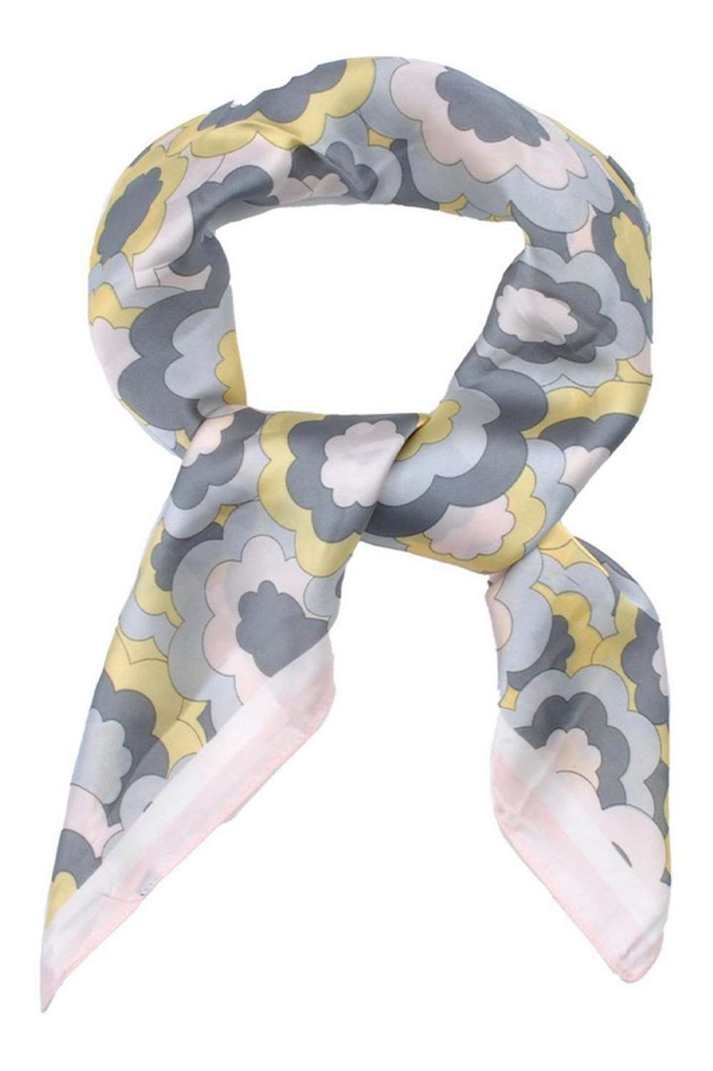 Pink Elevate your summer style with this charming floral illustrated bandana scarf. Featuring a delicate layered print design, this lightweight accessory is perfect for warm weather wear. Crafted from 100% polyester, it offers breathable comfort and easy care. The generous 27.5" x 27.5" square size gives you versatile styling options wear it as a headscarf, neck wrap, or tie it to your bag for an instant fashion boost. Effortlessly chic and practical for any season.