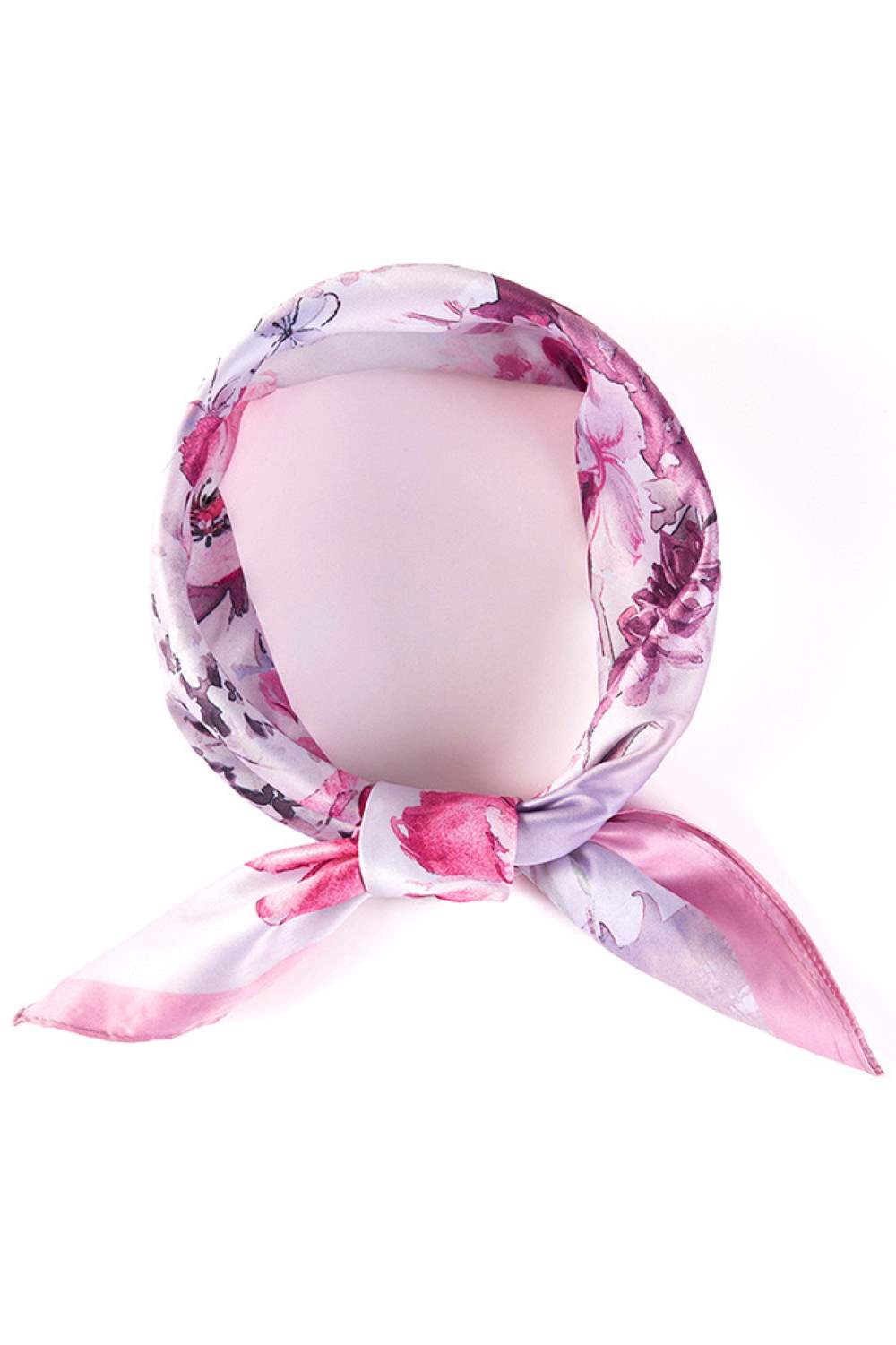 Pink Brighten your summer style with this charming floral print bandana scarf. Crafted from lightweight 100% polyester, it's perfect for warm weather wear tie it around your neck, head, or wrist for effortless versatility. The generous 27.5" x 27.5" square cut offers plenty of styling options. Easy to care for and designed for comfort, this scarf is an essential accessory for any season.