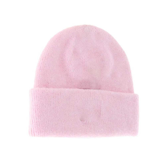 Pink BABY Soft Ribbed Leather Patch C.C. Beanie offers gentle warmth and comfort with a finely ribbed knit that fits snugly on small heads. Crafted for delicate skin, it features a soft texture that protects while keeping your baby cozy. The subtle leather patch adds a refined touch, combining practicality with stylish detail. Ideal for everyday wear, this beanie is both functional and fashionable, ensuring your little one stays comfortable in cooler weather. 