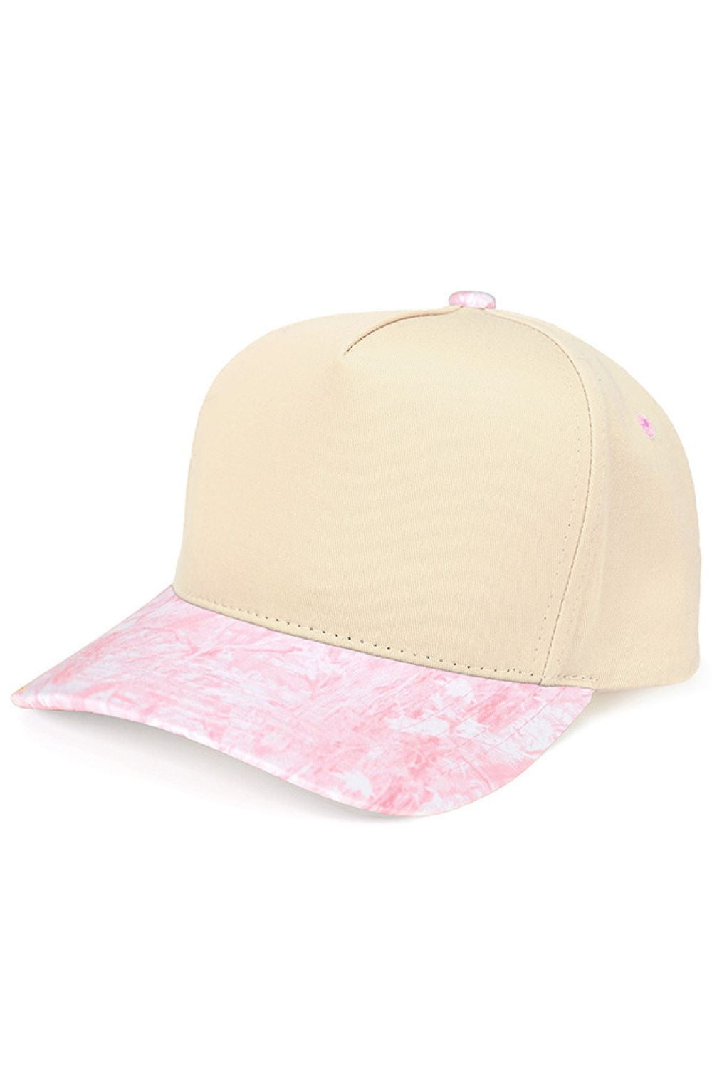 Pink The C.C Two Tone Canvas Trucker Cap features a durable canvas front with breathable mesh backing for all-day comfort. Finished with a structured fit and adjustable snapback.