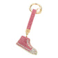 Pink Rhinestone Pave Sneaker Bag Charm features a sparkling rhinestone pave design that is sure to add a touch of glamour to any bag. The charm is perfect for sneaker lovers and fashionistas alike, making it a versatile and stylish accessory. With its high-quality construction, this charm is a must-have for any fashion-forward individual.