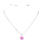 Pink Stainless Steel CZ Round Pendant Necklace is a stylish and durable accessory. Crafted from high-quality stainless steel, this necklace is resistant to tarnishing and fading. Featuring a sparkling CZ round pendant, it adds a touch of elegance to any outfit. Upgrade your jewelry collection with this timeless piece. 