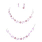 Purple 3PCS Flower Leaf Cluster Rhinestone Necklace Jewelry Set, These gorgeous Rhinestone pieces will show your class on any special occasion. The elegance of these rhinestones goes unmatched. Get ready with these bright stunning fashion Jewelry sets, and put on a pop of shine to complete your ensemble. Simple sophistication gives a lovely fashionable glow to any outfit style. Simple sophistication, dazzling polished, is a timeless beauty that makes a notable addition to your collection.