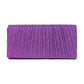 Purple, From day to night, this luxurious Pleated Shimmery Evening Clutch Crossbody Bag is the perfect companion. Boasting a pleated shimmery exterior, this clutch oozes sophistication and exclusivity. Slip it into your wardrobe, make a statement! Perfect Gift Birthday, Christmas, Anniversary, Wedding, Cumpleanos, Anniversario