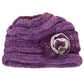 Purple Elevate your winter wardrobe with this C.C Lace Bow Trim Knitted Beanie, crafted from 100% soft acrylic for ultimate comfort and warmth. The delicate lace bow trim adds a feminine touch to this classic cold-weather essential, while the quality knit construction ensures durability through countless seasons. Perfect for layering with your favorite outfits, this beanie del