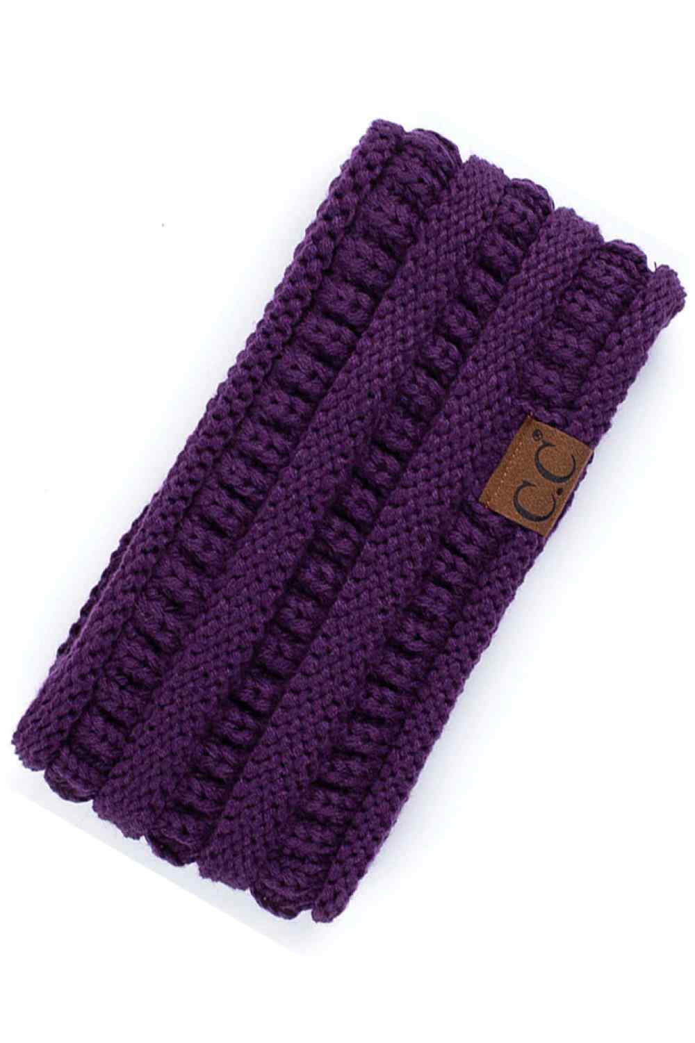 Pruple Elevate your everyday style with the C.C Solid Ribbed Headwrap. Crafted from 100% acrylic, this versatile headwrap features a classic ribbed texture that adds dimension and visual interest. One size fits most, making it the perfect accessory for any occasion—whether you're running errands, hitting the gym, or making a fashion statement. Made in Korea with quality craftsmanship you can trust. Comfortable, durable, and effortlessly chic.