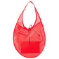 Red Mesh Tote Bag is perfect for carrying all your essentials while also staying stylish. Made with durable and breathable mesh material, it is ideal for beach trips, picnics, and outdoor activities. Its lightweight design and spacious interior make it a must-have accessory for any adventure.