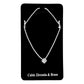 Madeline Love Clear, Silver Quatrefoil CZ Stone Pendant Accent Rhinestone Paved Necklace - Hair Accessories - desc