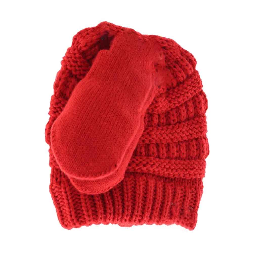 Red BABY Solid C.C Beanie with Mitten Set provides essential warmth and comfort for your little one. Made from soft, high-quality materials, the beanie gently fits your baby's head to retain heat, while the matching mittens protect delicate skin from scratches and cold. This coordinated set balances functionality with a clean, solid design, making it an expert choice for everyday wear during cooler weather.