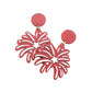 Red These Glittered Resin Fireworks Dangle Earrings will add a touch of sparkle and fun to any outfit. Handcrafted with care and attention to detail, these earrings are perfect for those who love to stand out and make a statement.