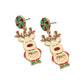 Add playful holiday spirit to your look with these charming reindeer earrings, featuring a fun design and cheerful accents. Perfect for seasonal events, gifting, or spreading joy all winter long.