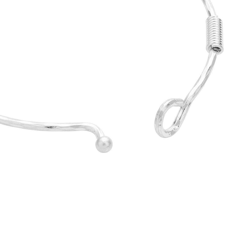 Red Worn Silver Love Heart Charm Bracelet is a stunning addition to your jewelry collection. Made with top-quality materials, this bracelet is a beautiful representation of love and affection. The intricate design and delicate charm make it perfect for any occasion. Show your love stylishly and elegantly with this charm bracelet.
