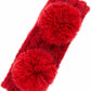Red Cozy and playful, this double pom kids headband features a soft fuzzy lining that keeps little ones warm and comfortable. The vibrant pom-poms add a fun touch to any outfit, while the stretchy one-size fit grows with your child. Made from durable 100% acrylic, it's easy to care for and built to last through all their adventures.