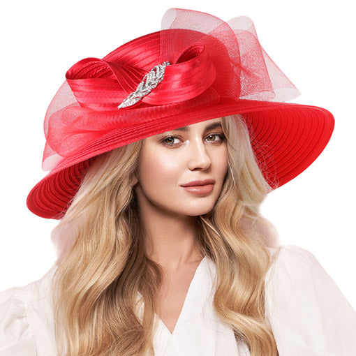 Rhinestone Embellished Feather Accented Mesh Bow Dressy Hat, this hat will be perfect for Tea Parties, Concerts, Evening Wear, Ascot, Races, Photo Shoots, etc. It perfect choice as a gorgeous gift for a mother, sister, grandmother, wife, daughter, or girlfriend on Birthday or at Christmas.