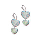 Rhodium Crystal Stone Double Heart Link Dropdown Earrings are expertly crafted with intricate details that will add a touch of sophistication to any outfit. The sparkling crystal stones and unique heart link design make these earrings a perfect addition to any jewelry collection. Elevate your style with these stunning earrings.