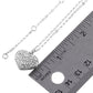 Pave heart pendant necklace - Necklaces