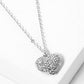 Pave heart pendant necklace - Necklaces