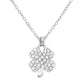 Rhodium St. Patrick's Day Crystal Pave Clover Pendant Necklace, perfect to accent your love for the Irish. The luck of the Irish will be with this year, these cute shamrock are the perfect accessory to finish off any festive look. Show your Irish pride, spread some Paddy magic, good luck, good cheer, Irish magic