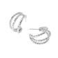 Rhodium Stainless Steel Textured Split Hoop Earrings are the perfect combination of style and durability. Made from high-quality stainless steel, these earrings feature a unique textured design that adds a touch of elegance to any outfit. With their split hoop design, they are comfortable to wear and will stay securely in place all day long. Elevate any look with these versatile and eye-catching earrings.