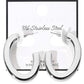 Rhodium SECRET BOX_Stainless Steel Oval Hoop Earrings are crafted from hypoallergenic stainless steel, making them a safe and comfortable option for everyday wear. Sleek and stylish, their oval shape will add a touch of elegance to any outfit. Expertly designed for long-lasting durability.