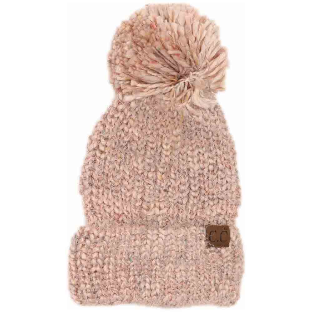 Rose Multi Color Feather Knit Pom Beanie combines expert craftsmanship with vibrant style. Made from high-quality knit fabric, it features a distinctive feather pattern in multiple colors, offering both warmth and visual appeal. The soft pom on top enhances its classic silhouette while providing additional insulation. Designed for comfort and durability, this beanie is an excellent choice for cold weather, blending functionality with sophisticated design. 