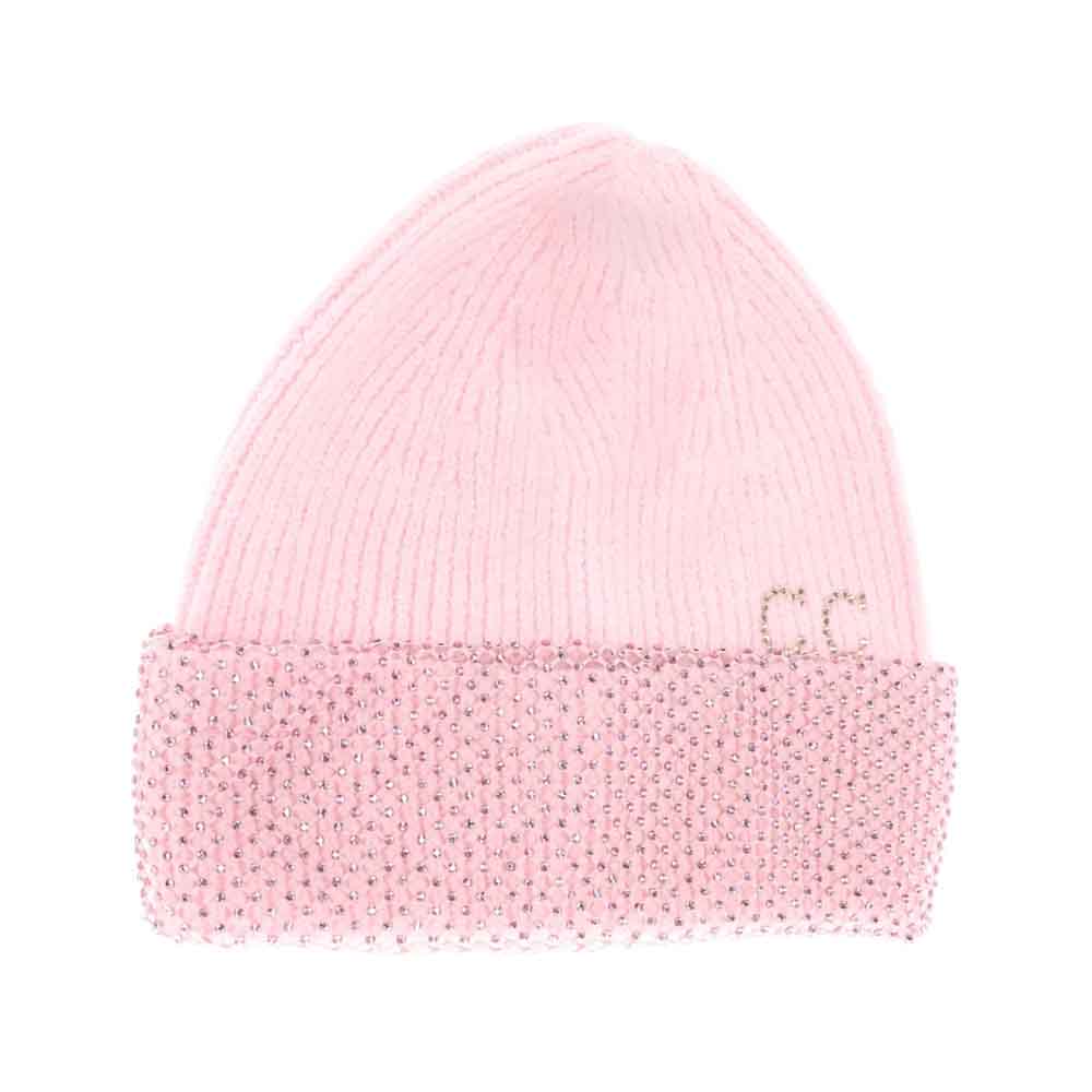 Rose Rhinestone Net Cuff C.C Beanie is a sophisticated accessory that blends timeless knit craftsmanship with contemporary elegance. Featuring a netted cuff adorned with delicate rhinestones, it provides a subtle shimmer that enhances any winter outfit. Designed with high-quality materials, this beanie offers exceptional warmth and durability while maintaining a lightweight feel. Perfect for those seeking both function and refined style in cold weather headwear. 