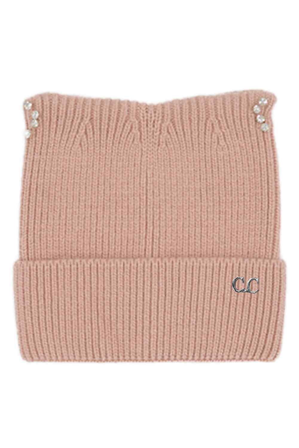 Rose C.C Rhinestone Cat Ear Cuff Beanie Winter Hat adds playful charm with sparkling rhinestone accents and cute cat-ear detailing for a fun cold-weather statement. Made for cozy warmth and a comfy stretch fit, this beanie keeps you stylish while staying snug all season.