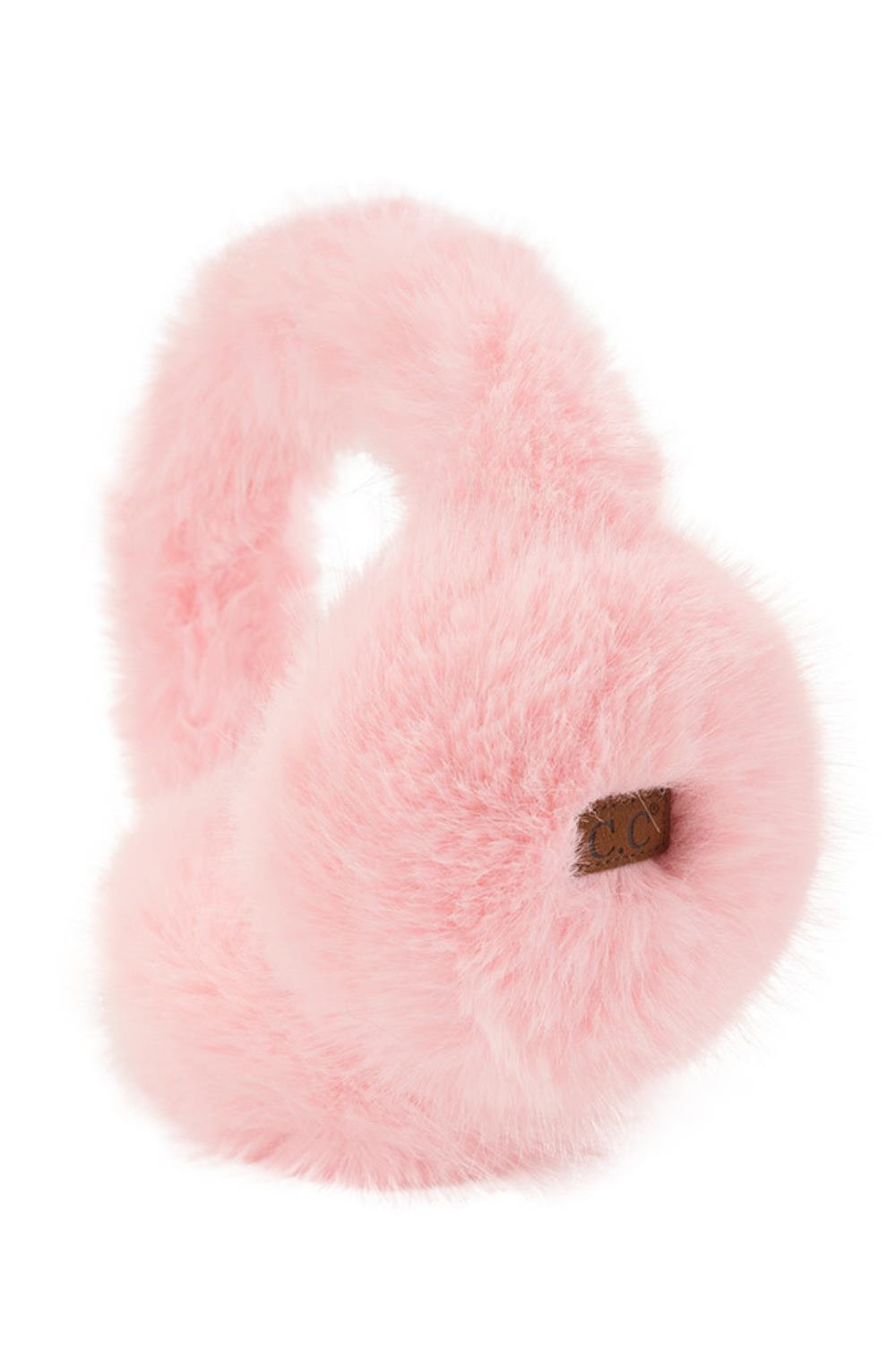 Rose Stay warm and cozy through the coldest months with these C.C Solid Long Fur Ear Muffs. Crafted from soft, luxurious polyester fur, they provide superior insulation and comfort for winter weather. The one-size-fits-most design ensures a snug fit for anyone, while the plush long fur construction delivers both style and functionality. Perfect for outdoor activities, commutes, or everyday winter wear. An essential accessory for keeping your ears protected and toasty when temperatures drop.
