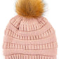 Rose Stay warm and cozy with this classic C.C Pom Pom Knit Beanie, crafted from 100% soft acrylic for all-day comfort. The ribbed knit design adds texture and durability, while the signature pom pom on top brings a playful touch to any winter outfit. One size fits most, making it the perfect accessory for everyone. Ideal for cold weather adventures or casual everyday wear.