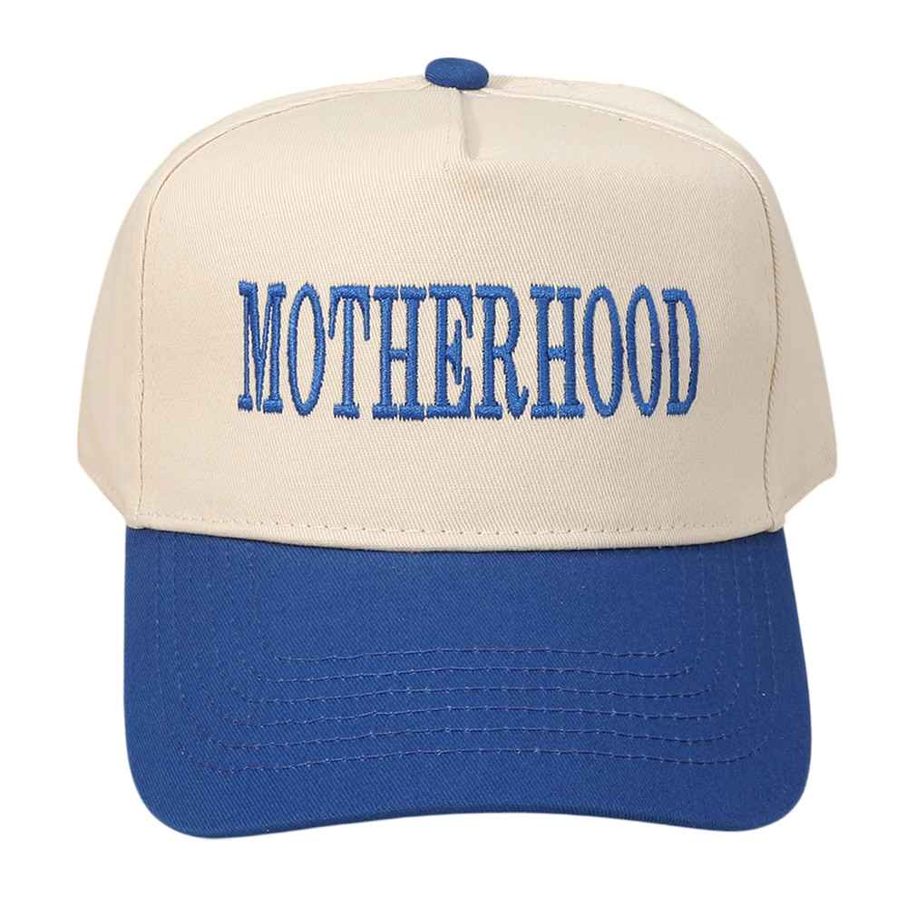 Royal blue MOTHERHOOD Message Embroidered Baseball Cap combines thoughtful design with quality craftsmanship. Featuring a clean, embroidered "MOTHERHOOD" message, it offers a subtle yet meaningful way to celebrate motherhood daily. The cap is made from durable materials to provide long-lasting wear, while its adjustable strap ensures a comfortable, personalized fit. Ideal for active moms seeking both style and function in a versatile accessory. 