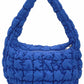 Royal Blue Compact quilted bag crafted from durable 100% polyester with a timeless solid design. Measuring 8.7" x 11.8" x 3.15", it's the perfect size for everyday essentials, travel accessories, or as a versatile organizer. The quilted texture adds visual interest and subtle structure. Ideal for on-the-go convenience with a sleek, minimalist aesthetic that pairs effortlessly with any outfit.