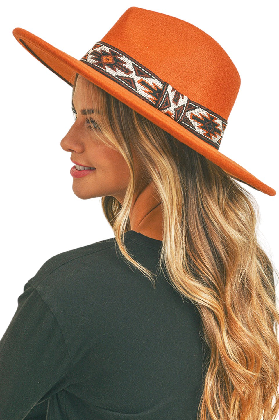 Rust Tribal Band Panama Hat features an authentic tribal band motif executed with meticulous attention to detail. Constructed using select-grade natural fibers through a proprietary weaving process that ensures exceptional breathability and longevity. The architectural crown and precision-angled brim provide optimal facial shading while maintaining classic proportions