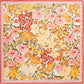 Madeline Love Pink Vintage Floral Garden Print Square Bandana Scarf - Scarves & Wraps - extra