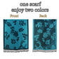Madeline Love Turquoise Rose Floral Pashmina Reversible Scarf Shawl - Scarves & Wraps - extra