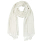 Madeline Love White Rose Floral Pashmina Reversible Scarf Shawl - Scarves & Wraps - extra