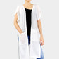 Madeline Love White Front Pockets Jersey Vest - Hair Accessories
