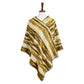 Madeline Love Mustard Vertical Patterned Poncho - Hair Accessories - desc